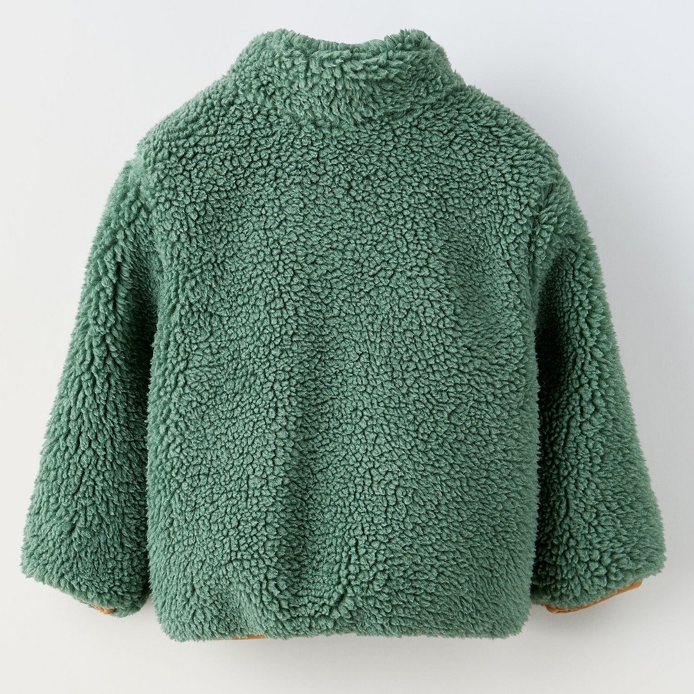 Boys Zara Sherpa Jacket - Picture 4 of 11